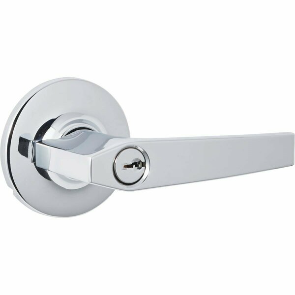 Steel Pro Polished Chrome Straight Entry Door Lever 8308-ET-PC-KA6